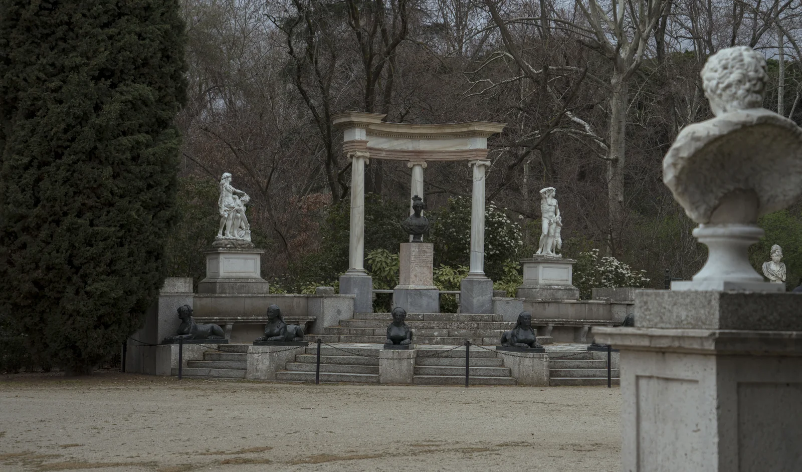 Exedra fotografiada por Nemo en marzo de 2020
